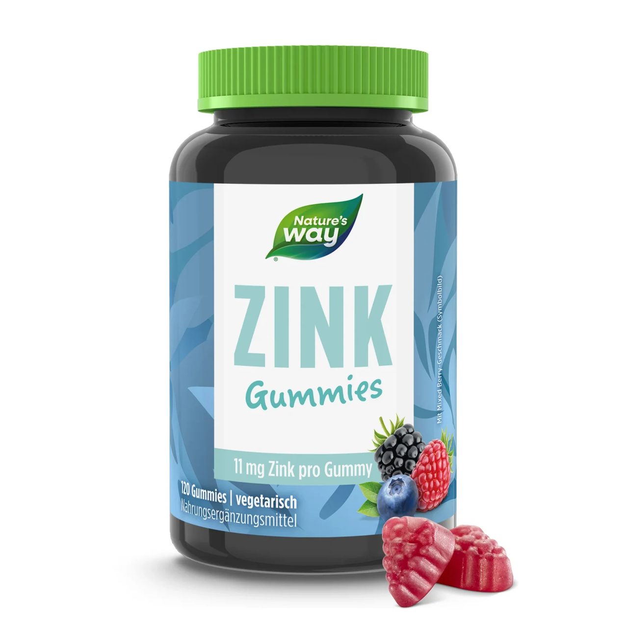 Zink Gummies – 22 mg Zink, Mixed-Berry-Geschmack · Nature's Way · Nature’s Way · Produktbild