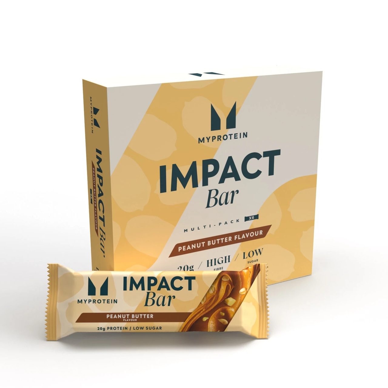 Impact Proteinriegel - 6 x 64g - Erdnussbutter · MyProtein · Myprotein