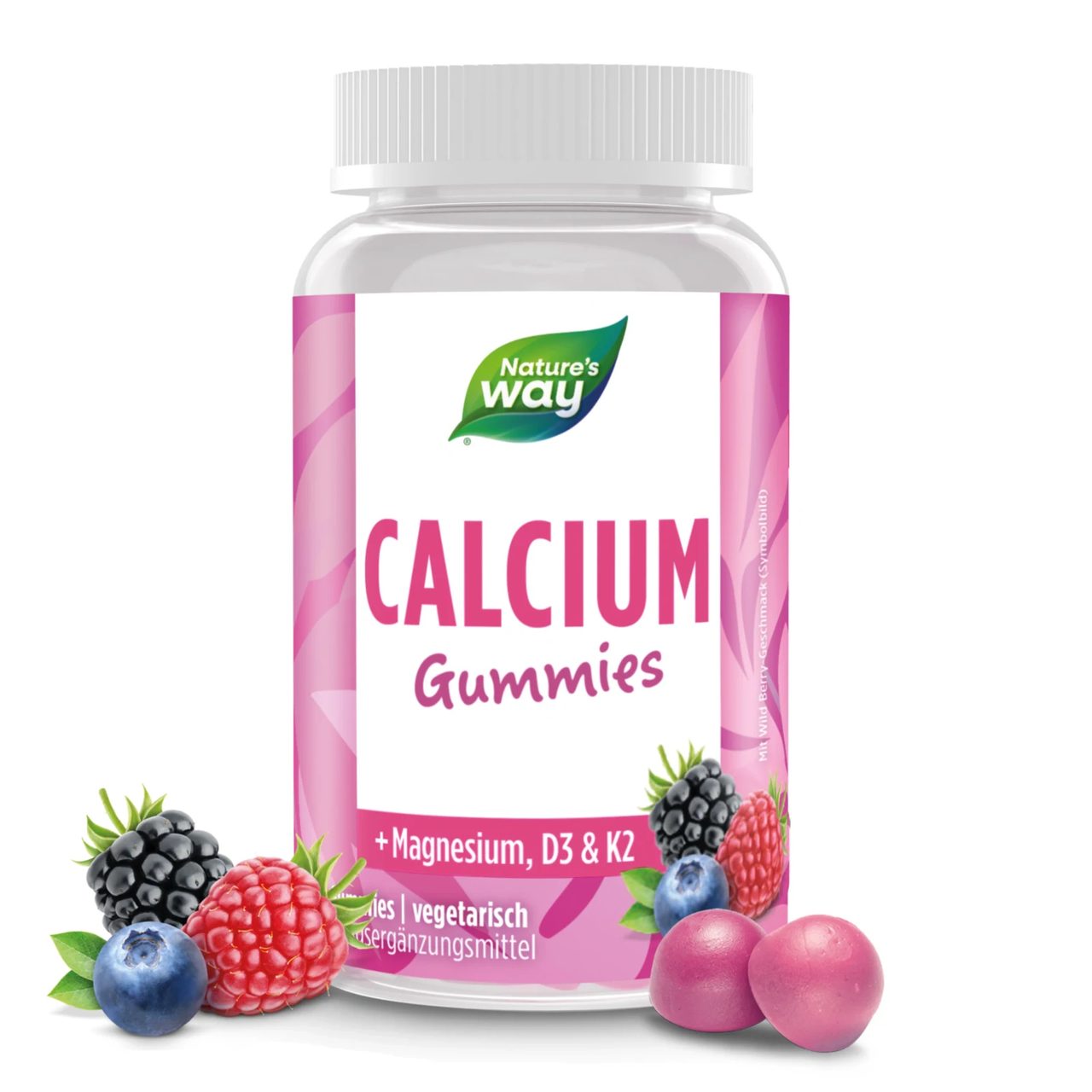 Calcium Gummies – 500 mg Calcium, Wild-Berry-Geschmack · Nature's Way · Nature’s Way DE de_DE