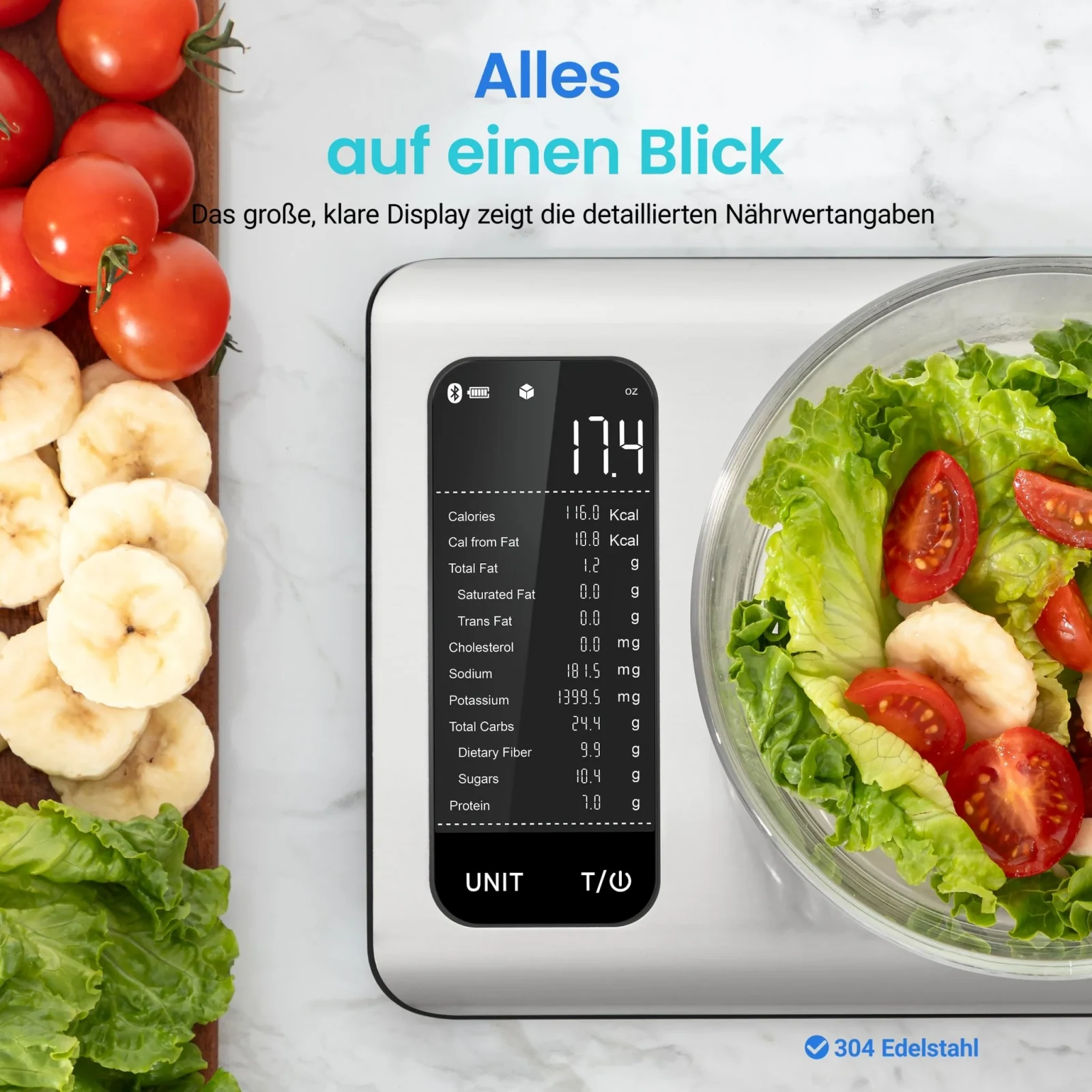 COSORI CNS-R101S Smarte Ernährungswaage · COSORI · COSORI DE · Produktbild 2