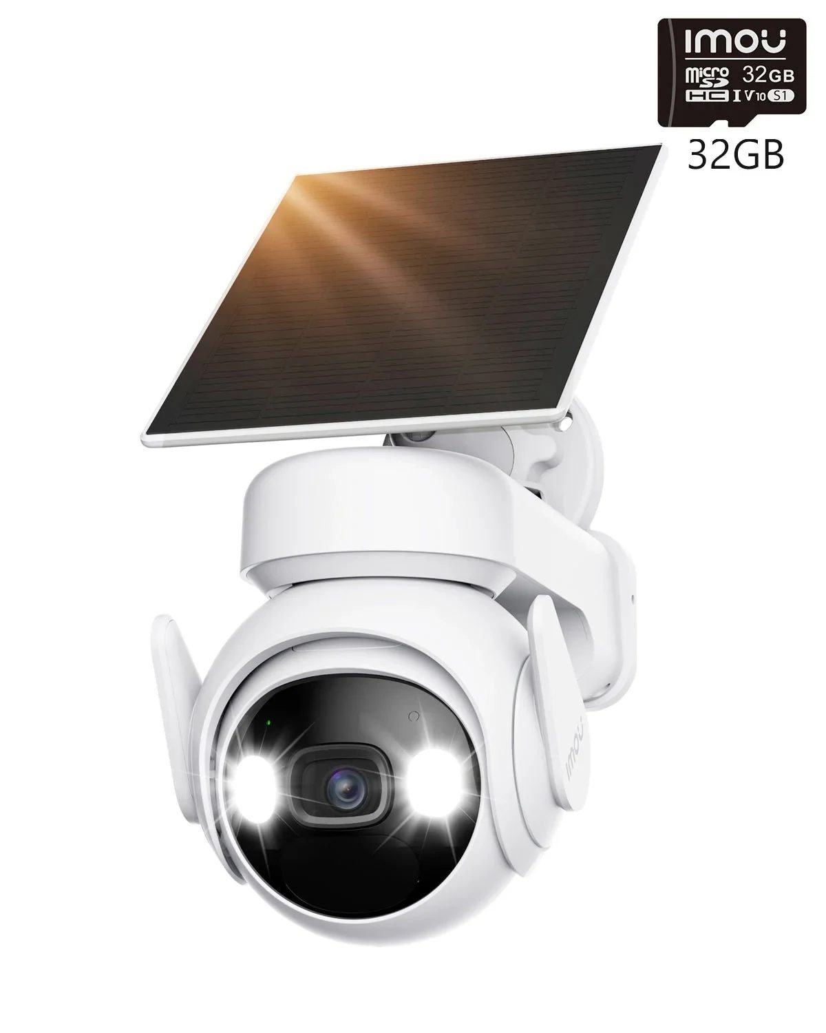 Cell PT 360° PTZ 3MP 2K 100% Kabellos-UK, 3MP 2K mit Solarpanel (5000 mAh) / + 32GB Memory Card · IMOU Store · Imou DE 115907