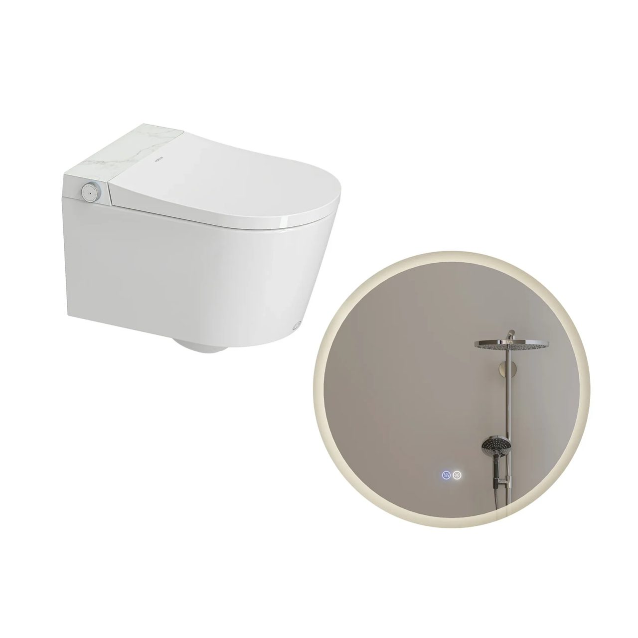HOROW S70 Smart Wand-WC - WC & Spiegel Set · HOROW · Horow DE F123