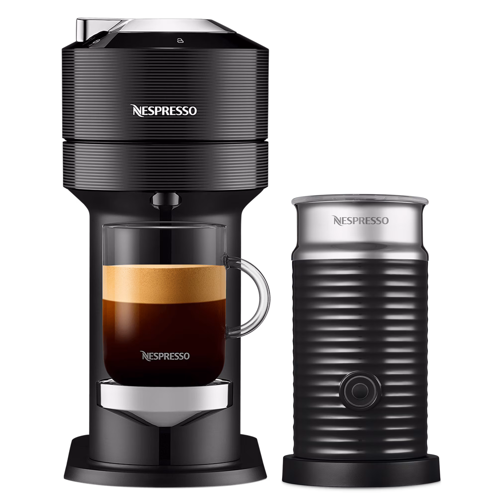 Nespresso VERTUO Next Premium Classic Black & Aeroccino 3 schwarz Vertuo Kaffeemaschine · Nespresso · Nespresso DE 36765