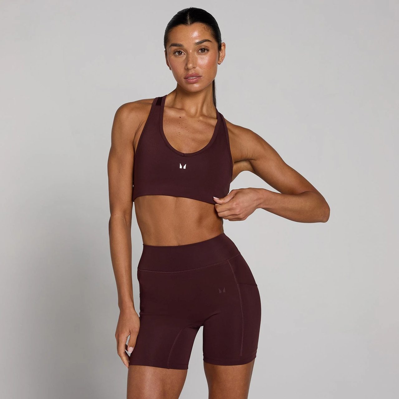 MP Damen Trainings-Sport-BH im Racerback-Design – Fudge - XL · MyProtein · Myprotein