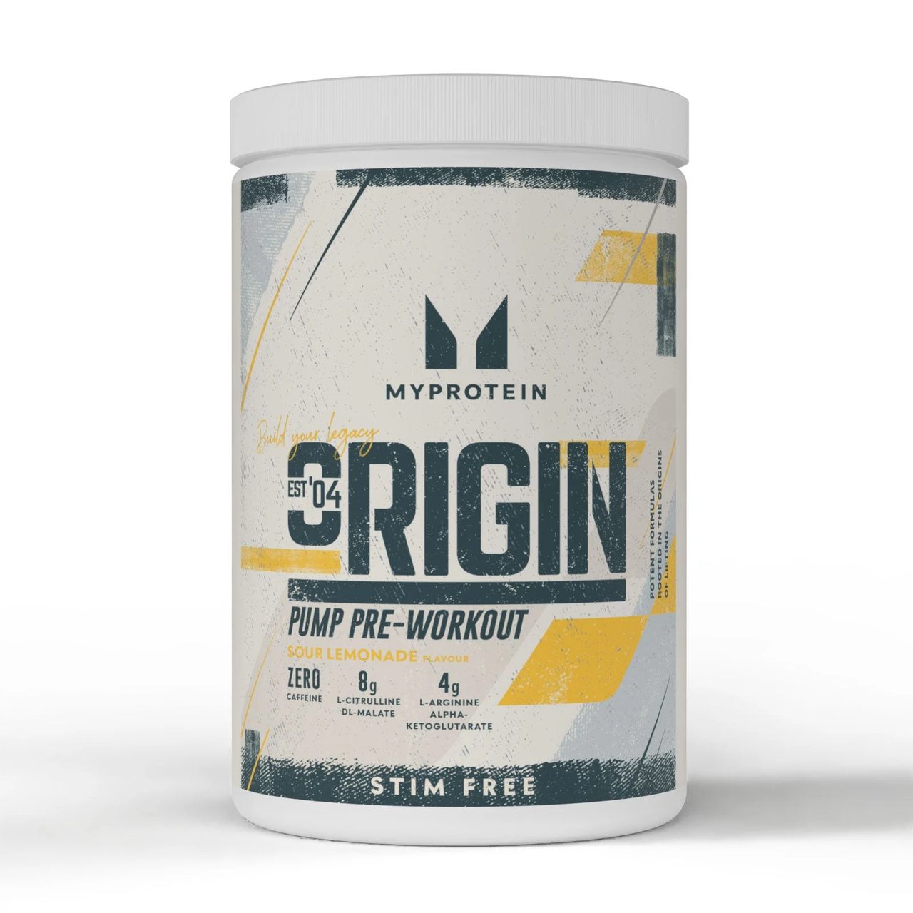 Origin Pump Pre-Workout (Stim-Free) - 750G - 30Portionen - Sour Lemonade · MyProtein · Myprotein