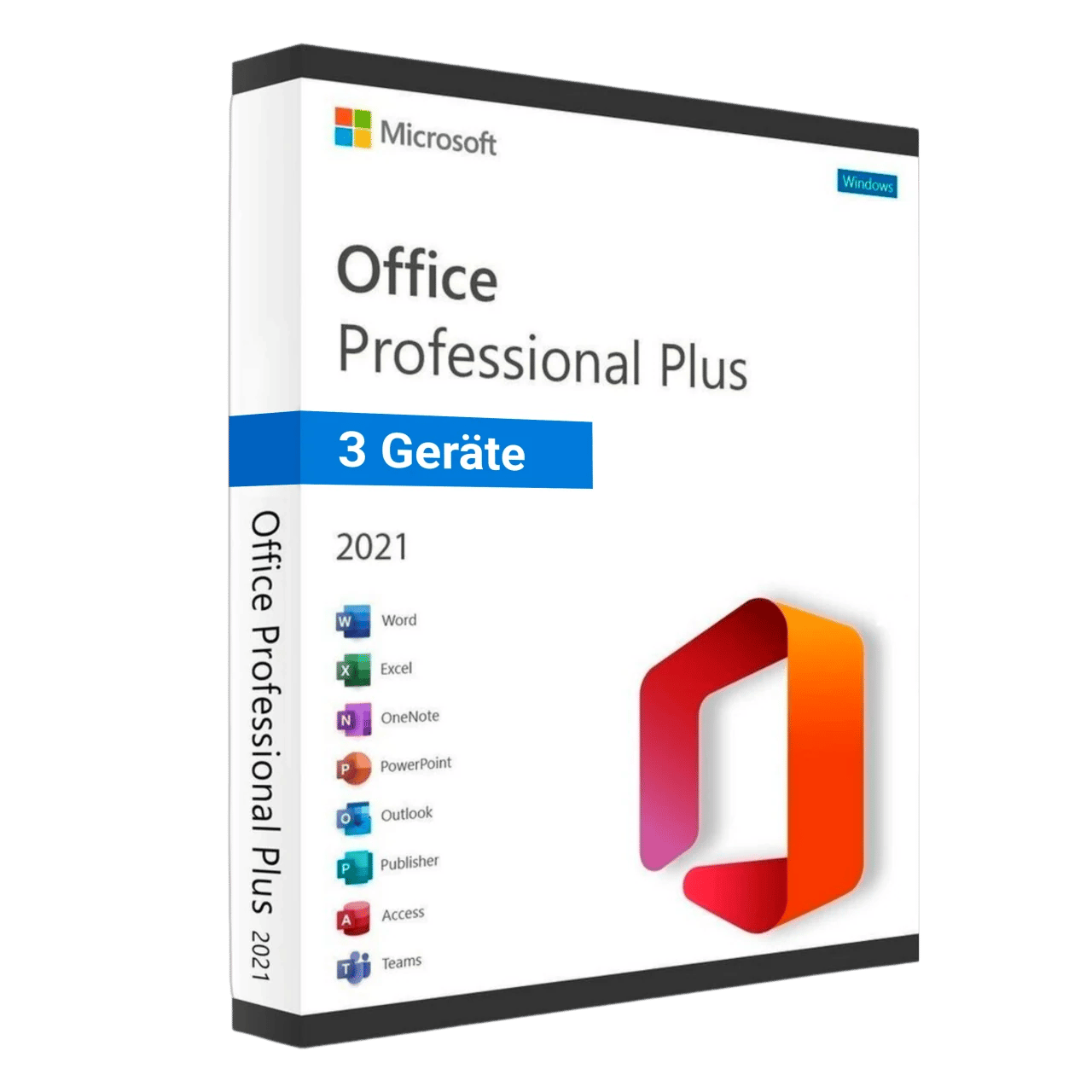 Office 2021 Professional Plus für 3 Geräte · Softwarehunter DE 46135