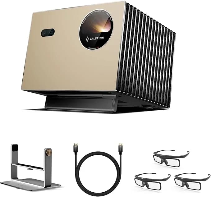 AWOL Valerion Pro 2/Pro + Ständer + 3x 3D-Brillen + HDMI-Kabel（2m） - Pro / Kardanischer Tischständer · Valerion DE · Valerion EU F2881