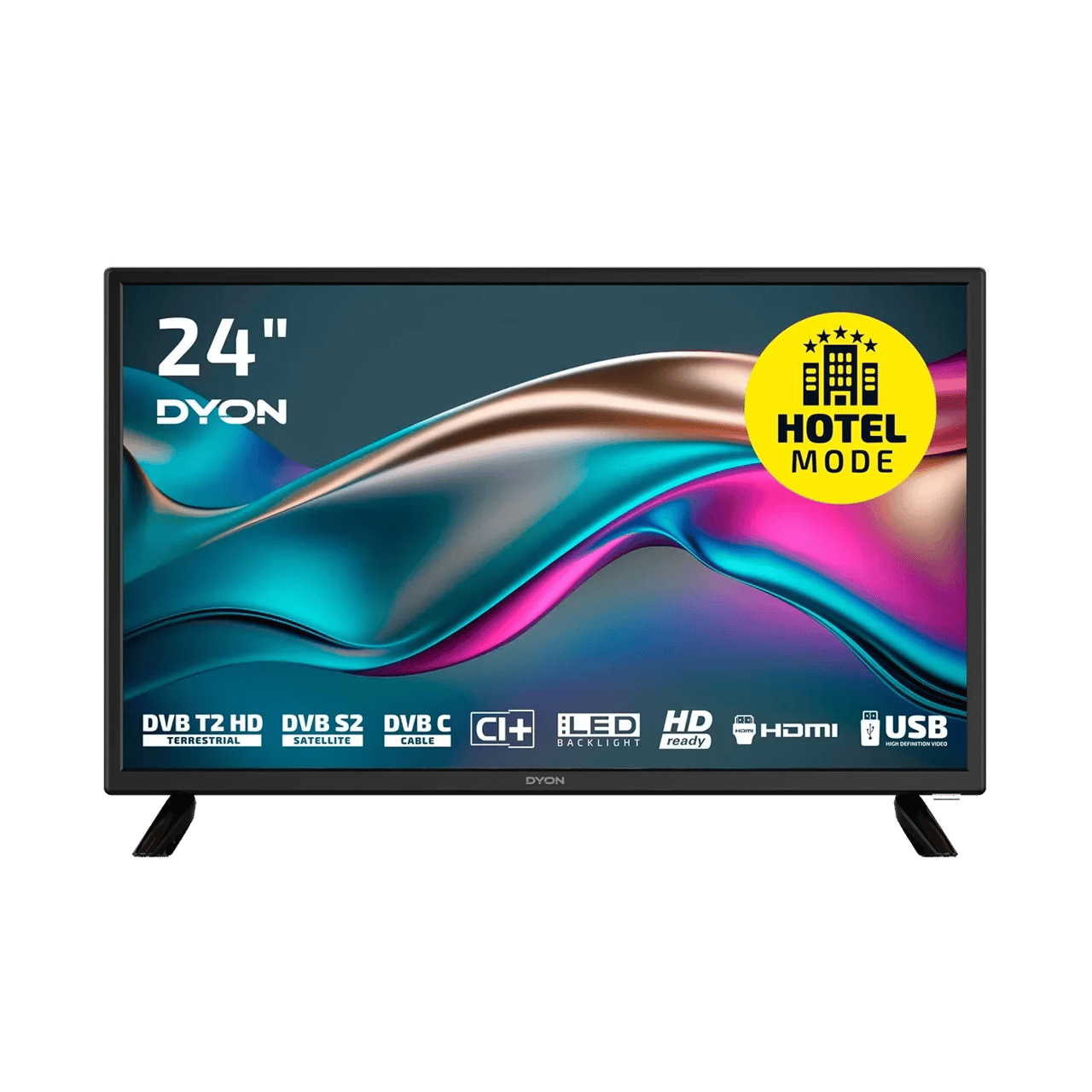 DYON Enter 24 Pro X2 24 Zoll HD Einfacher Fernseher - kein WLAN · Dyon · Odiporo DE F725