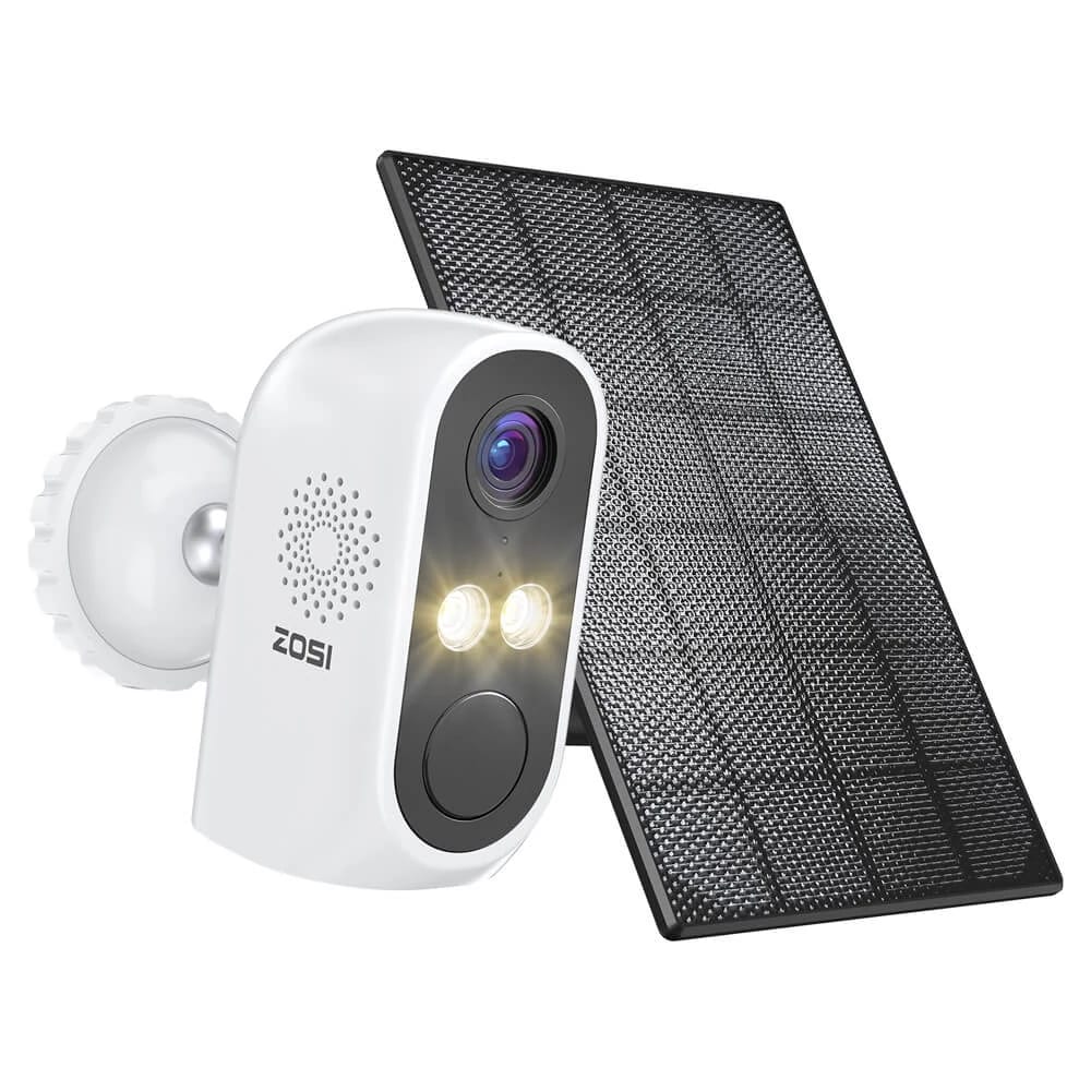 C1 Pro 3MP Wireless-Sicherheitskamera + Solarpanel + Maximale 256GB lokale Speicherung - 1er-Packung · ZOSI · Zosi DE F1802