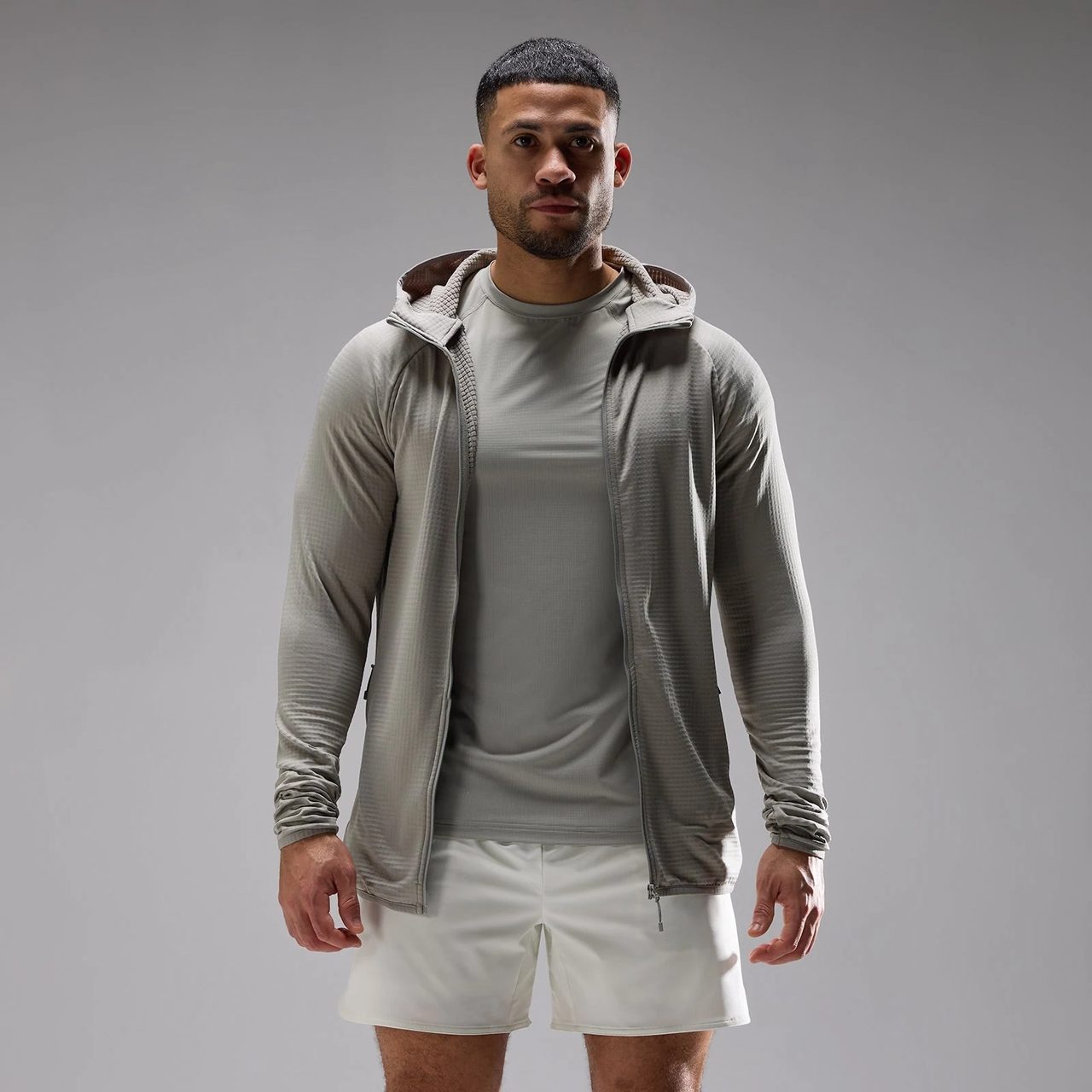 MP Trainings-Hoodie Ultra Gridded für Herren – Fossil - XXXL · MyProtein · Myprotein