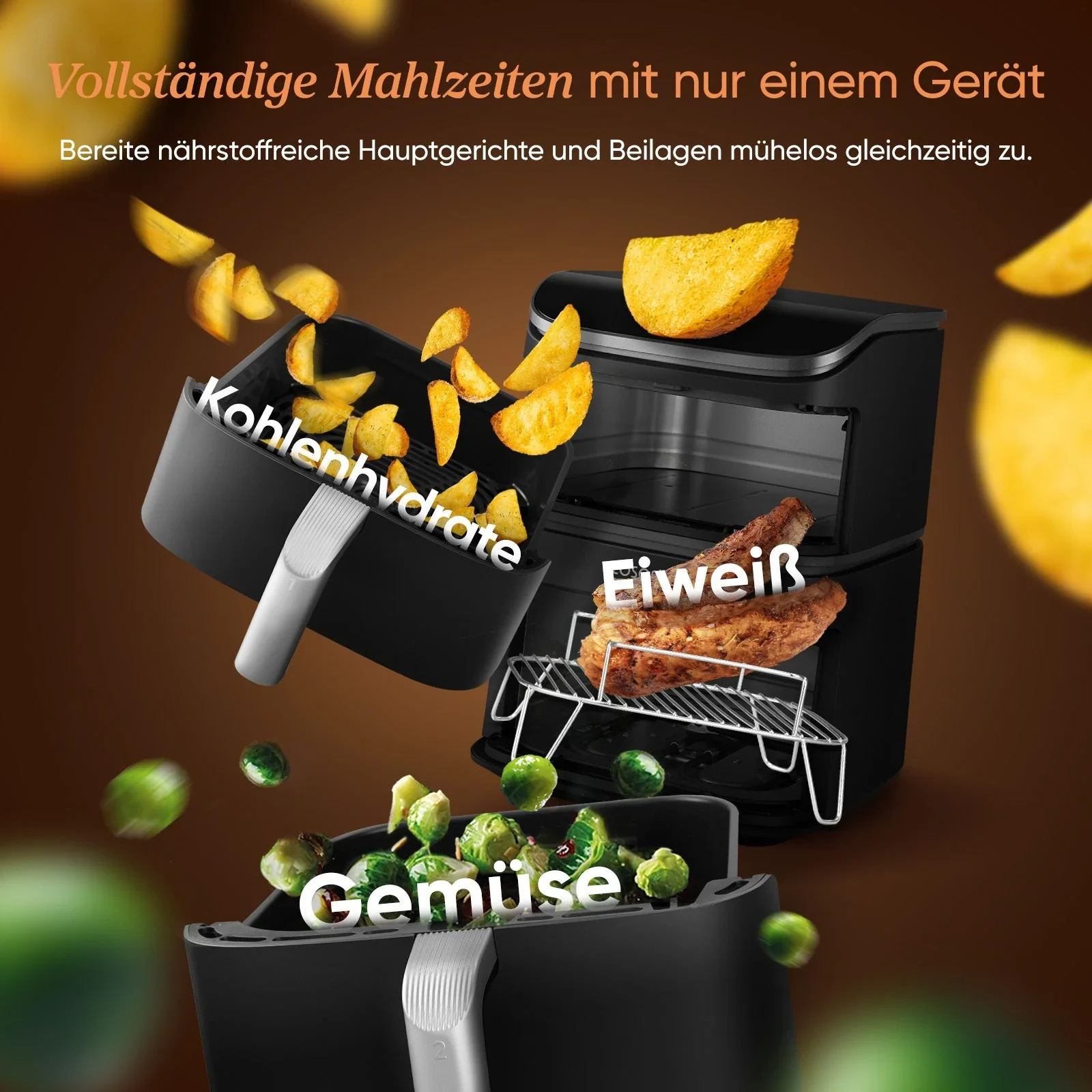 COSORI Turbo Tower™ 10,8-Liter Heißluftfritteuse Pro · COSORI · COSORI DE · Produktbild 2
