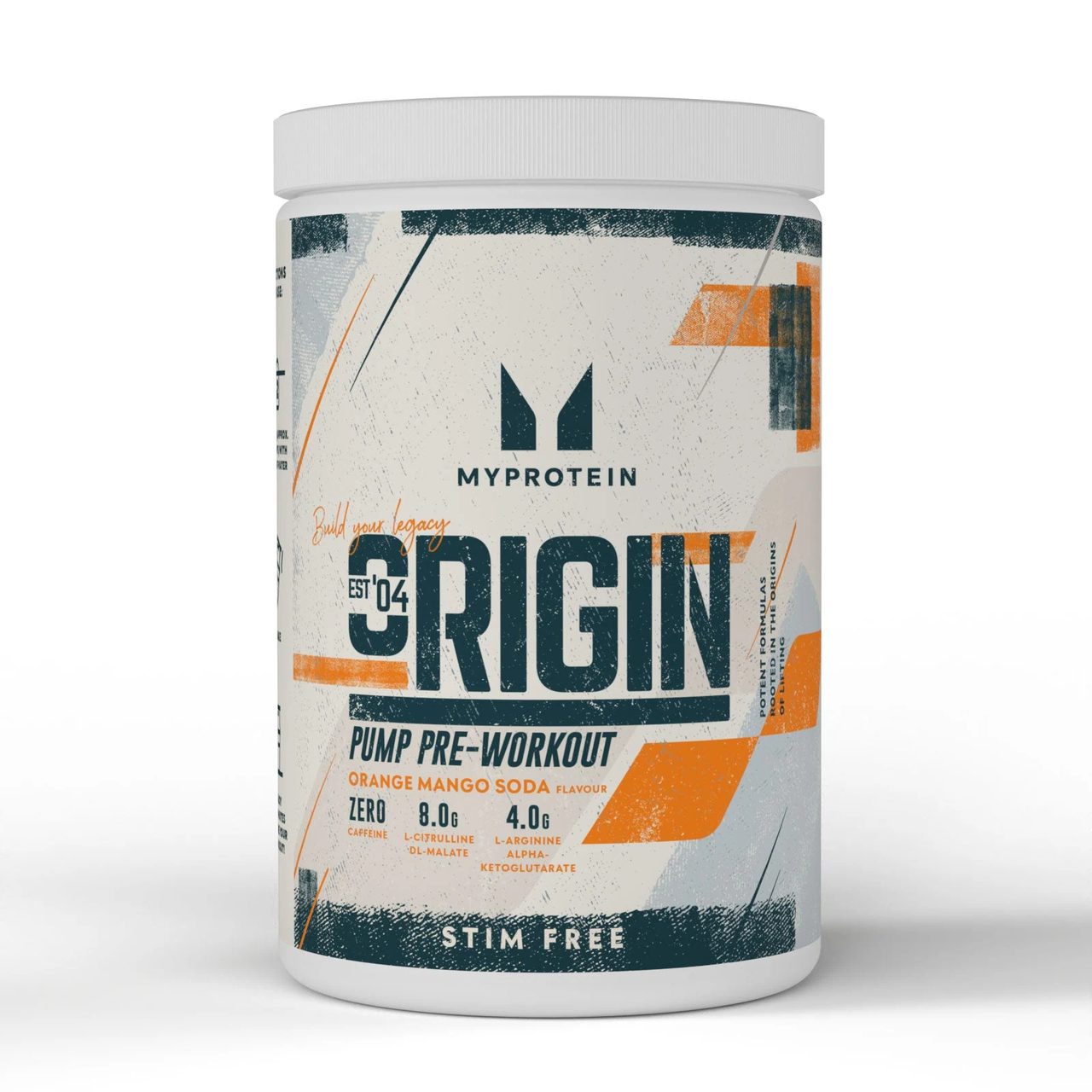 Origin Pump Pre-Workout (Stim-Free) - 600G - 30Portionen - Orange Mango Soda · MyProtein · Myprotein
