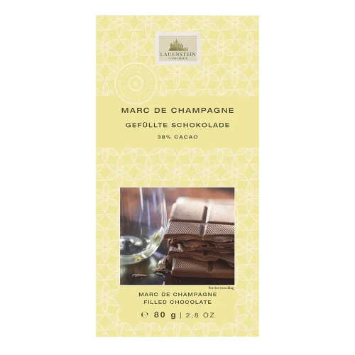 Gefüllte Schokolade Marc de Champagne · Lauenstein Confiserie · Confiserie Lauenstein Pralinen & Schokolade DE 116606