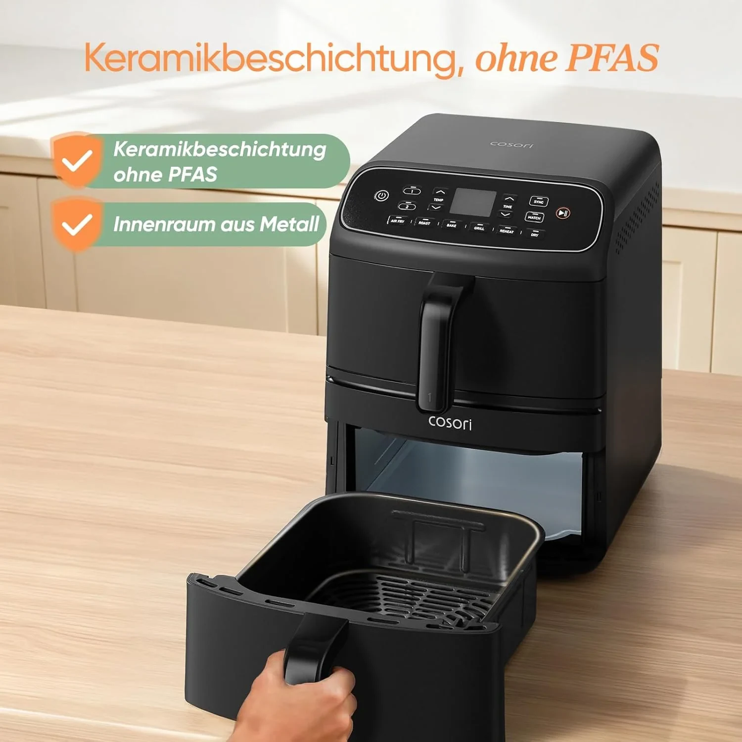 COSORI Turbo Tower™ Compact 8,6-Liter Heißluftfritteuse · COSORI · COSORI DE · Produktbild 2