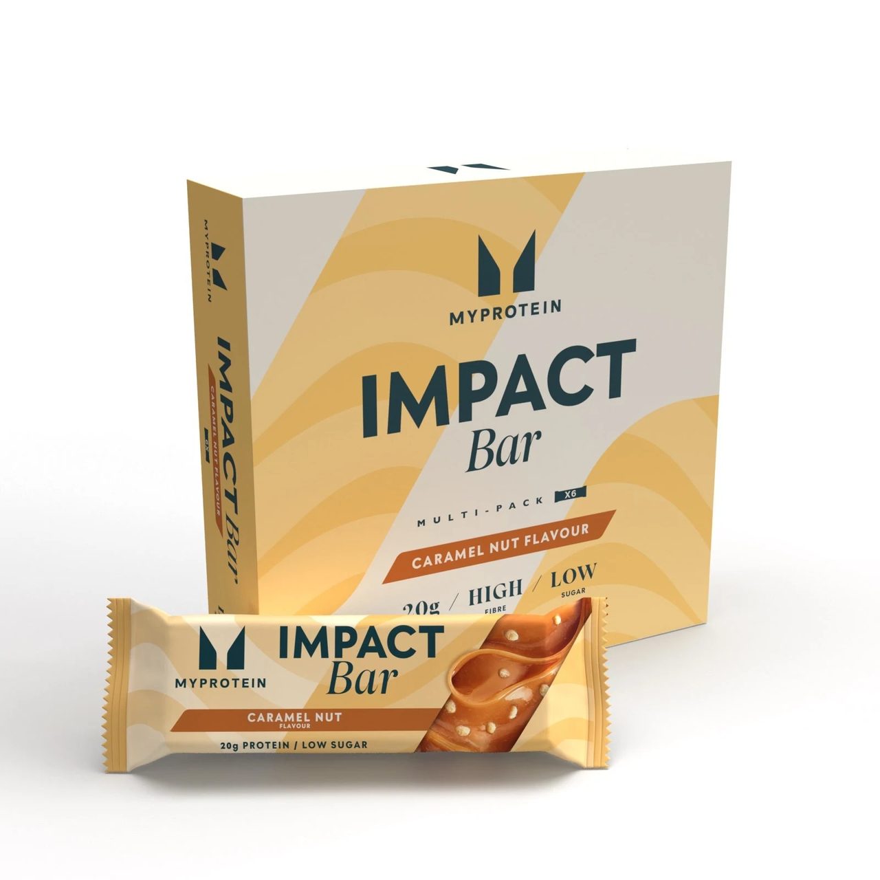 Impact Proteinriegel - 6 x 64g - Karamell Nuss · MyProtein · Myprotein