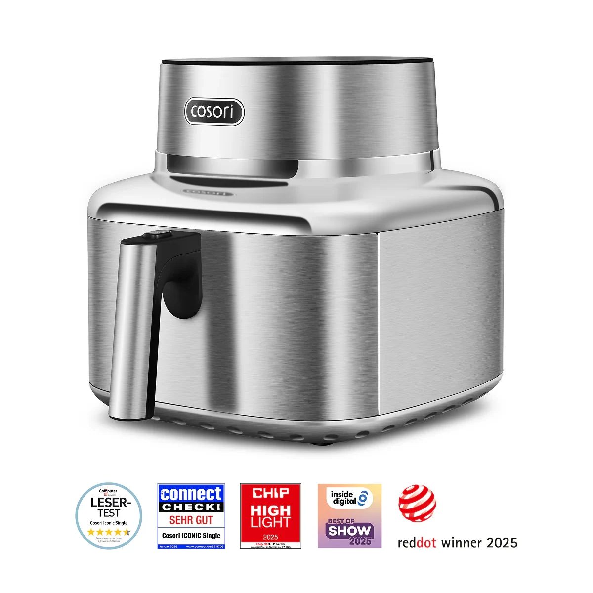 COSORI ICONIC™ Single Edelstahl-Heißluftfritteuse – 6,2 Liter · COSORI · COSORI DE de_DE