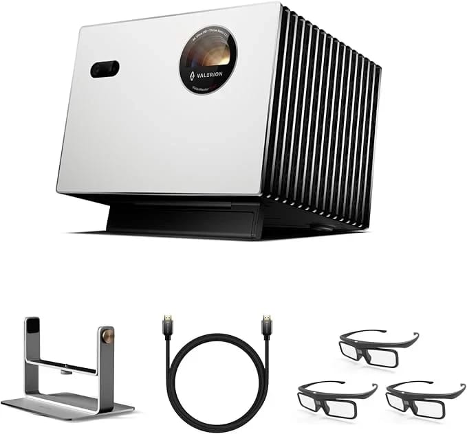 AWOL Valerion StreamMaster Plus 2 + Ständer + 3x 3D-Brillen + HDMI-Kabel（2m） - Kardanischer Tischständer · Valerion DE · Valerion EU F2881