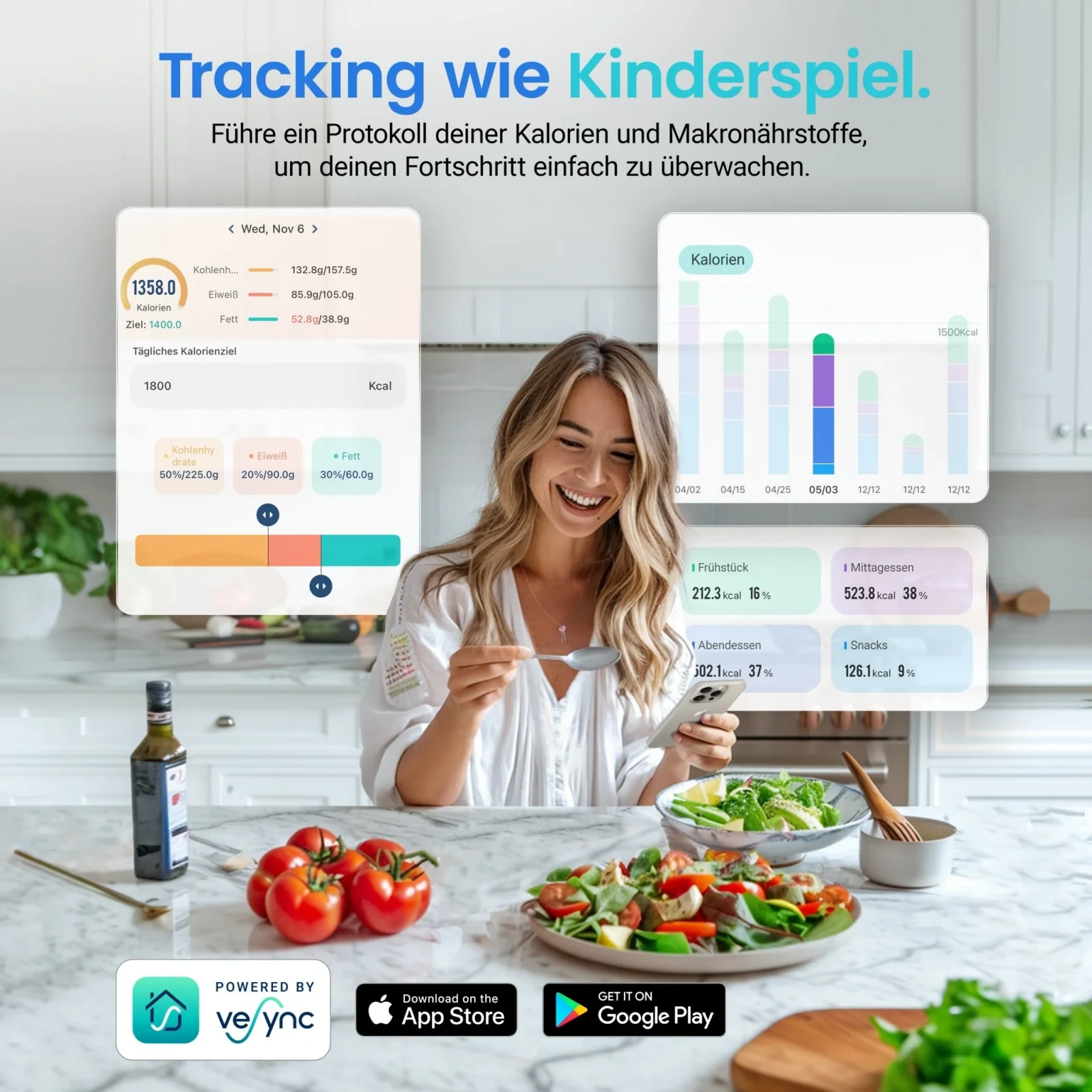 COSORI CNS-R101S Smarte Ernährungswaage · COSORI · COSORI DE · Produktbild 6