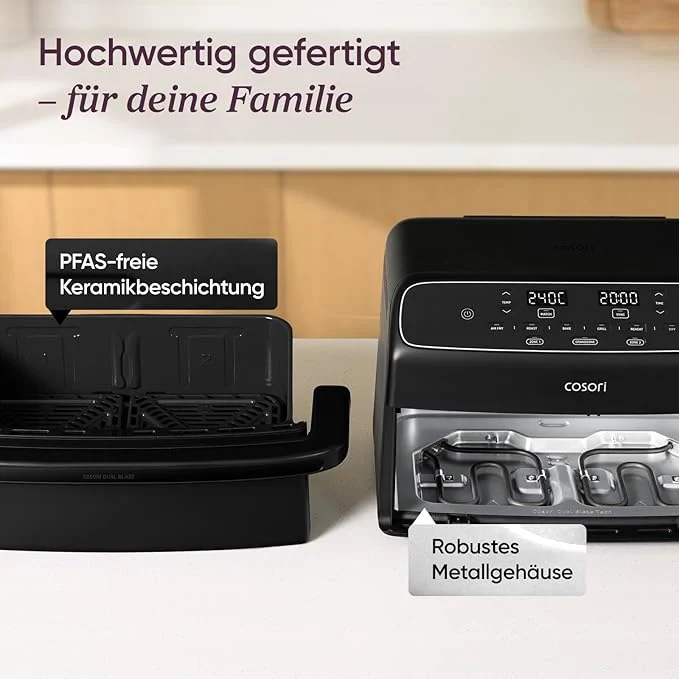 COSORI Dual Blaze TwinFry™ Compact 8,6L Heißluftfritteuse · COSORI · COSORI DE · Produktbild 5
