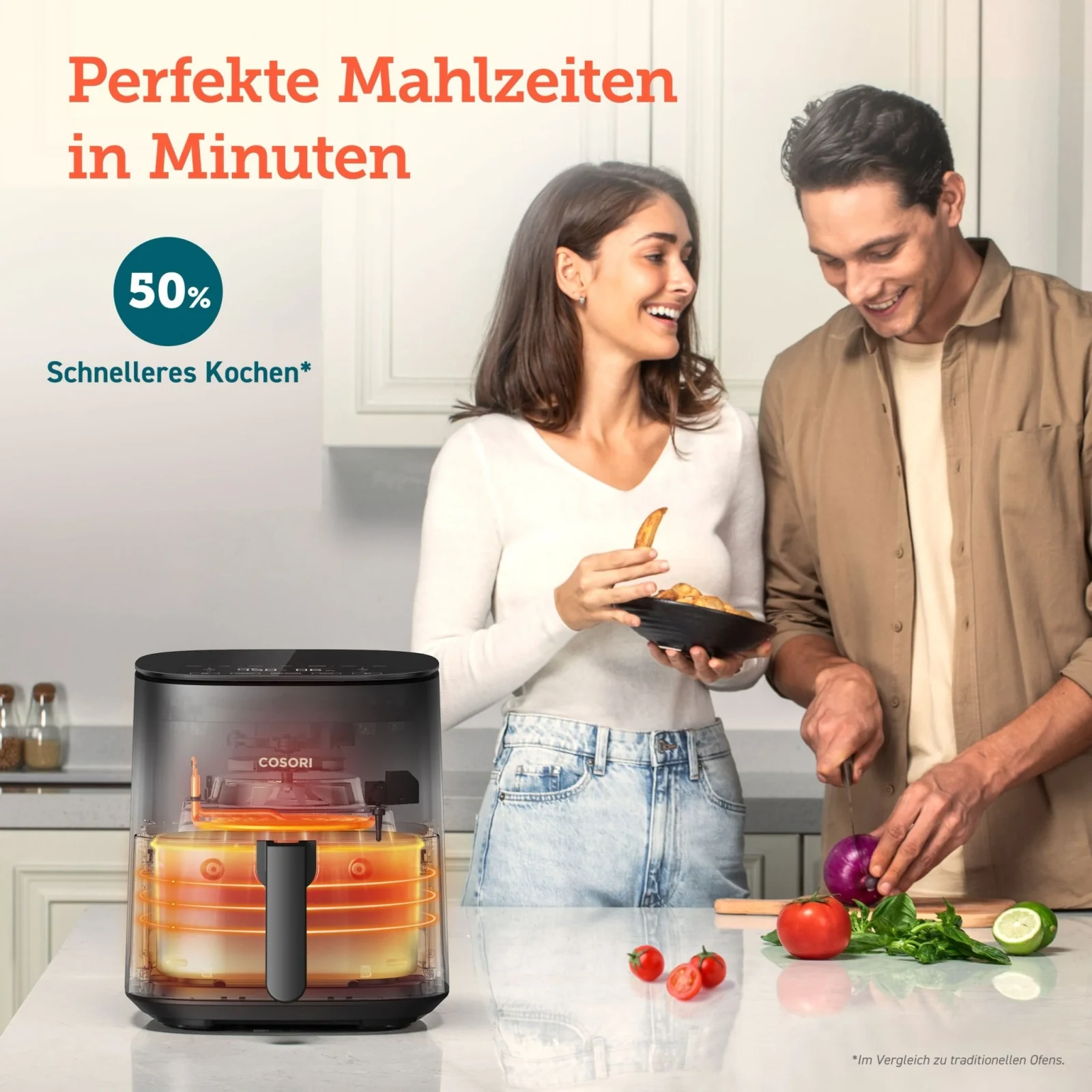 COSORI 4,7-Liter Heißluftfritteuse Dunkelgrau · COSORI · COSORI DE · Produktbild 4