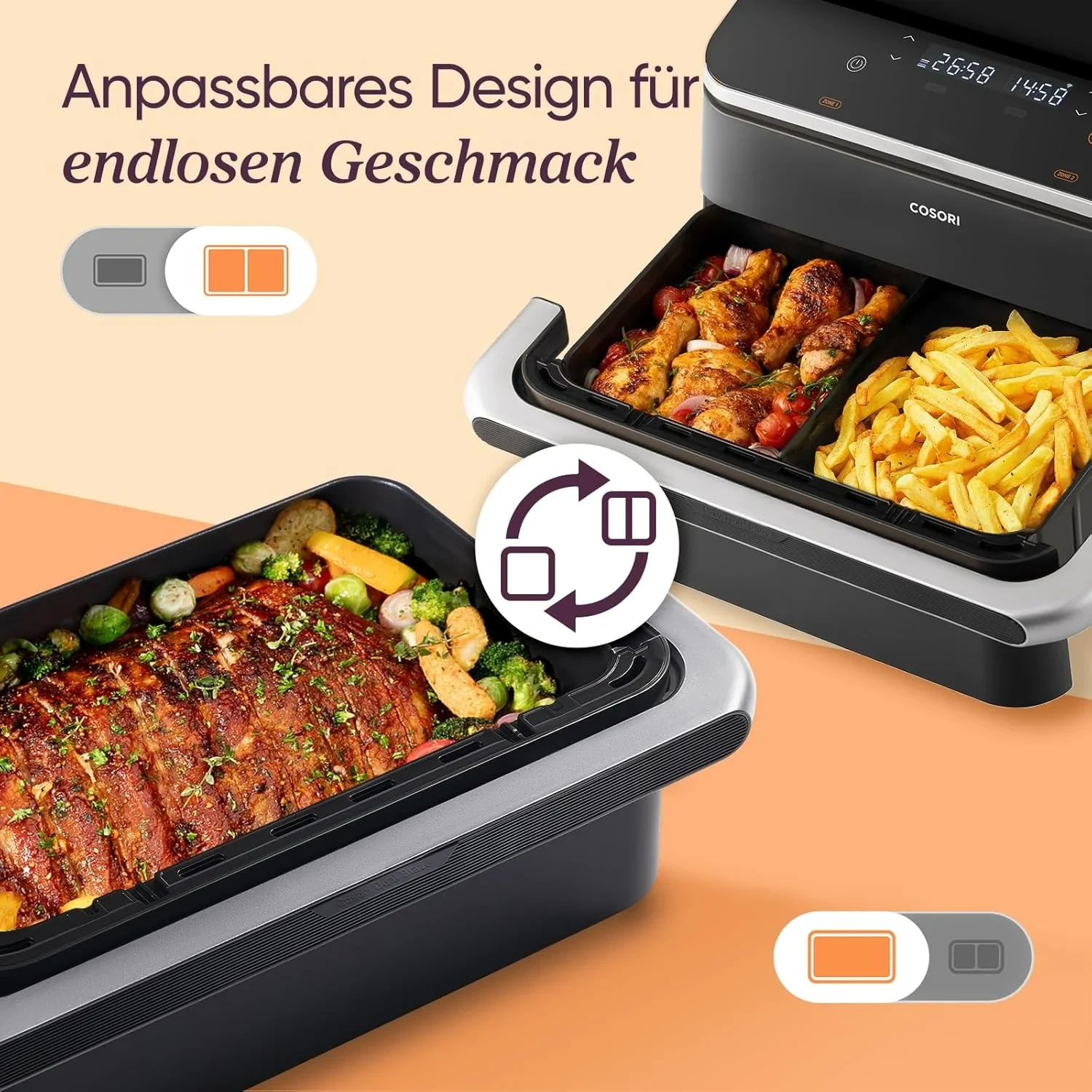 COSORI Dual Blaze Twinfry™ 10-Litre Heißluftfritteuse · COSORI · COSORI DE · Produktbild 7