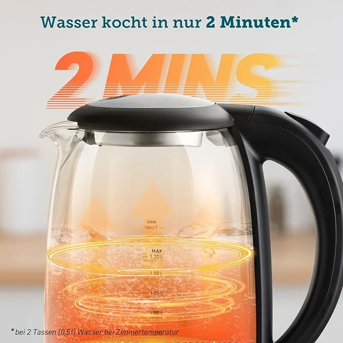 COSORI Premium Glas Wasserkocher 1,7 L · COSORI · COSORI DE · Produktbild 2