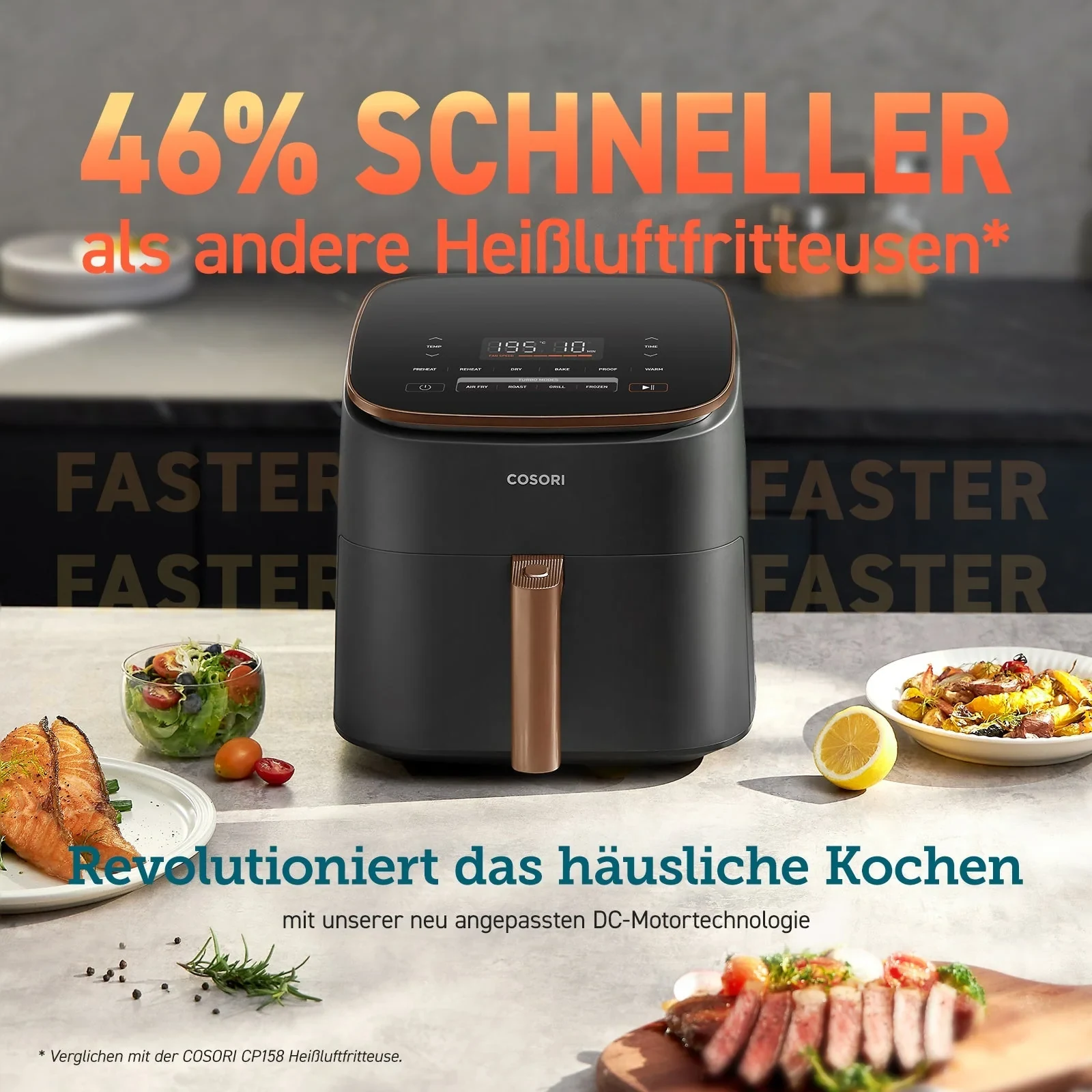 COSORI TurboBlaze™ 6.0-Liter Heißluftfritteuse mit DC Motor & Zubehör · COSORI · COSORI DE · Produktbild 6
