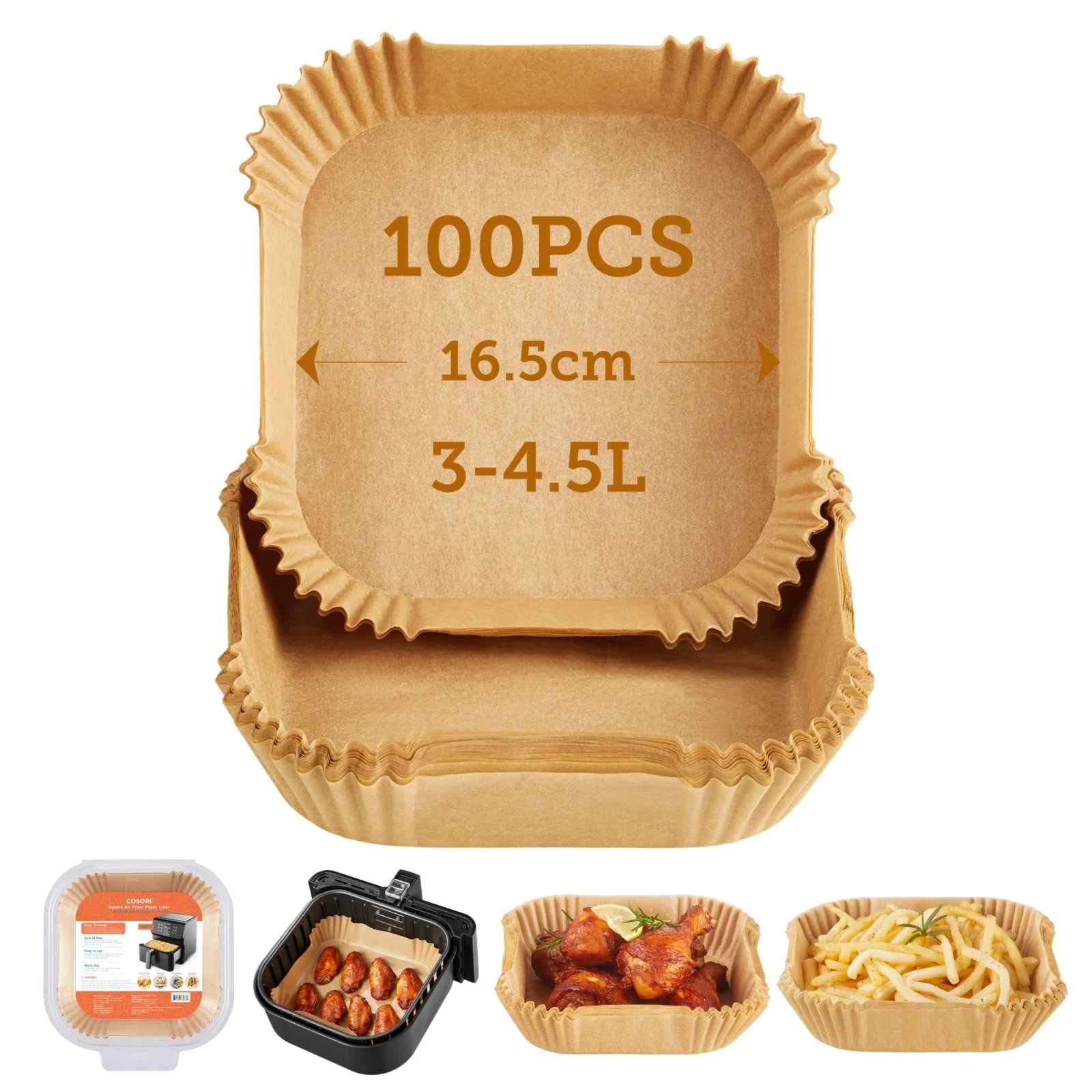 COSORI Backpapier für Heißluftfritteuse 3-4.5L · COSORI · COSORI DE · Produktbild 2