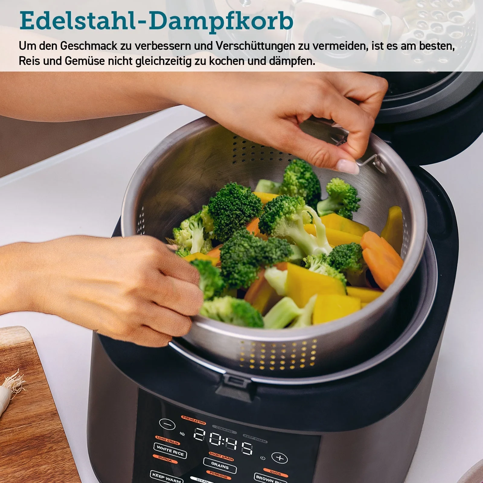 COSORI 5.0-Liter Rice Cooker schwarz · COSORI · COSORI DE · Produktbild 6
