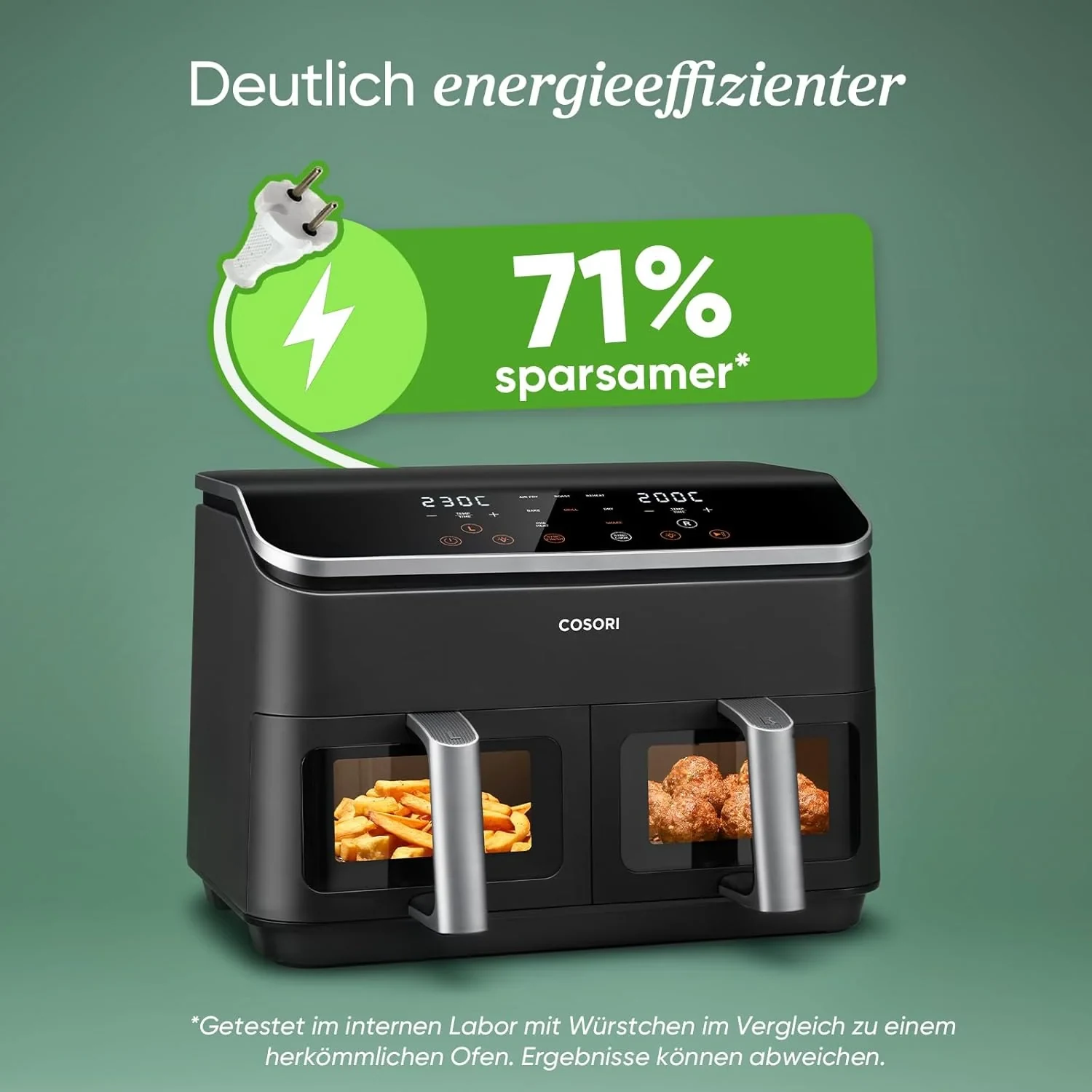 COSORI Dual Basket 8,5-Liter Heißluftfritteuse · COSORI · COSORI DE · Produktbild 6