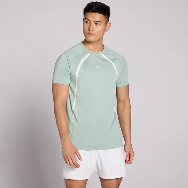 MP Herren Tempo Panel T-Shirt - Eucalyptus - XL · MyProtein · Myprotein