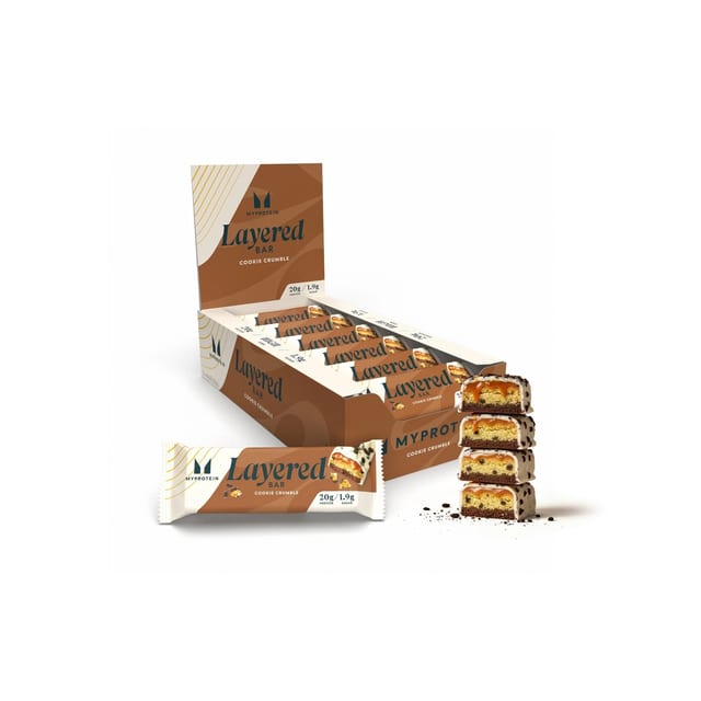 Layered Protein Bar - 12 x 60g - Cookie Crumble · MyProtein · Myprotein