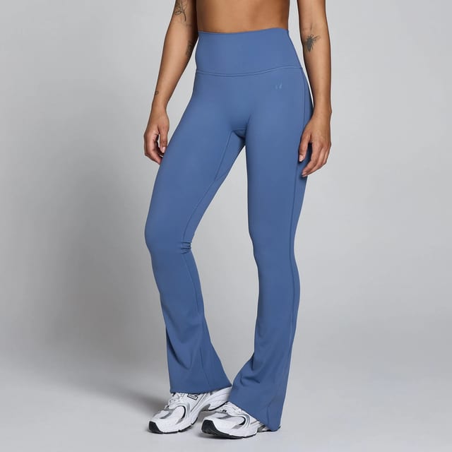 MP Damen Tempo Ausgestellte Leggings – Slate Blue - L · MyProtein · Myprotein