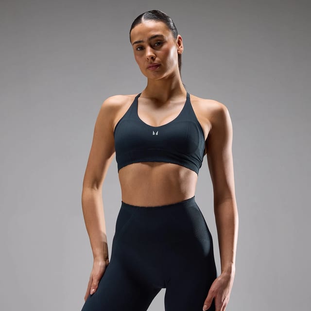 MP Damen Tempo Ultra Seamless Sport-BH – Deep Midnight - S · MyProtein · Myprotein