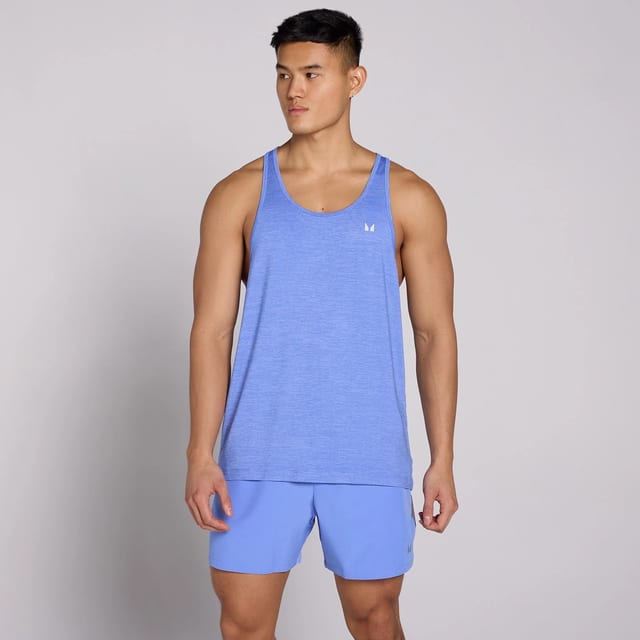 MP Herren Tempo Marl Tank-Top - Kornblumenblau - S · MyProtein · Myprotein