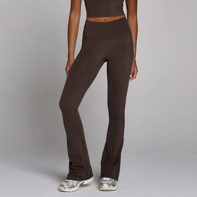 MP Tempo Tall Flared Leggings für Damen – Kakao - S · MyProtein · Myprotein