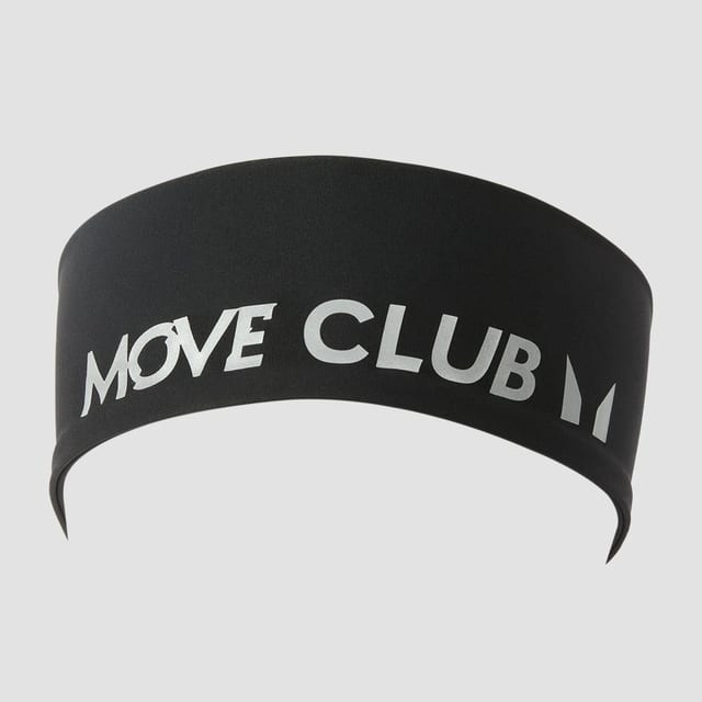 MP Velocity Move Club Stirnband – Schwarz/Reflektierend · MyProtein · Myprotein