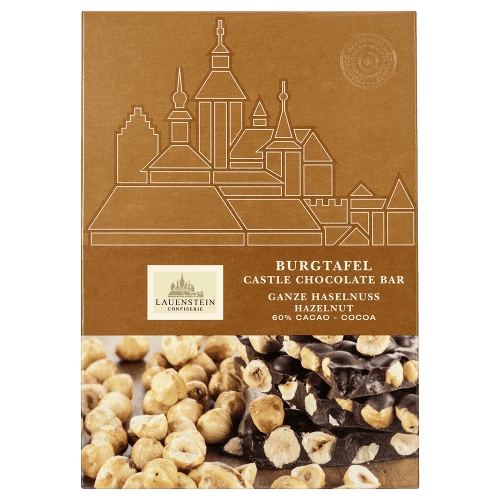 Burgtafel Ganze Haselnuss im XXL Format · Lauenstein Confiserie · Confiserie Lauenstein Pralinen & Schokolade DE 116606