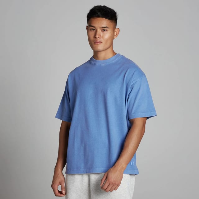 MP Herren Washed Oversized Cotton T-Shirt - Kornblumenblau - L · MyProtein · Myprotein · Produktbild